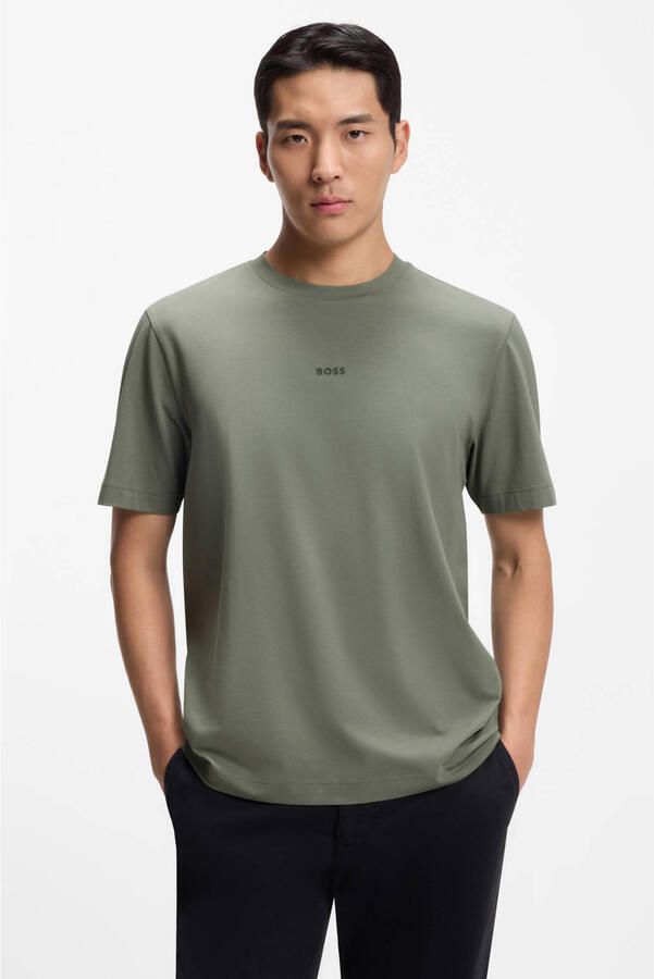 Boss Orange relaxed fit T-shirt van katoenmix model 'TCHUP'