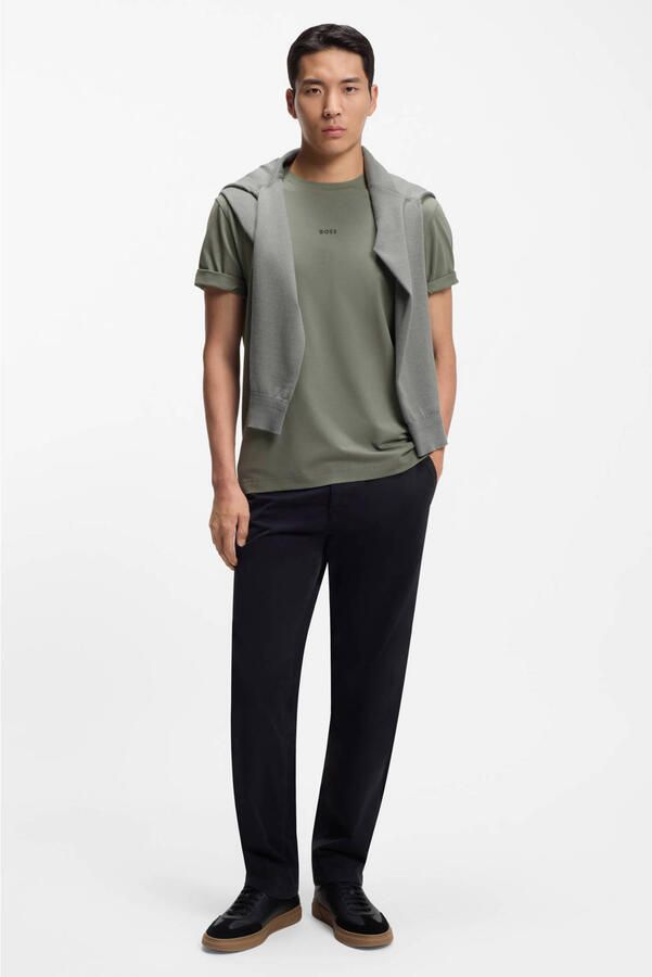Boss Orange relaxed fit T-shirt van katoenmix model 'TCHUP' - Foto 2