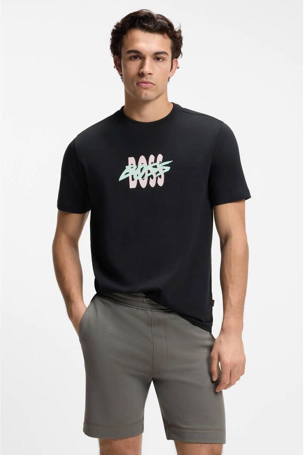 Boss T-shirt Korte Mouw Te Bass Graphic T-shirt