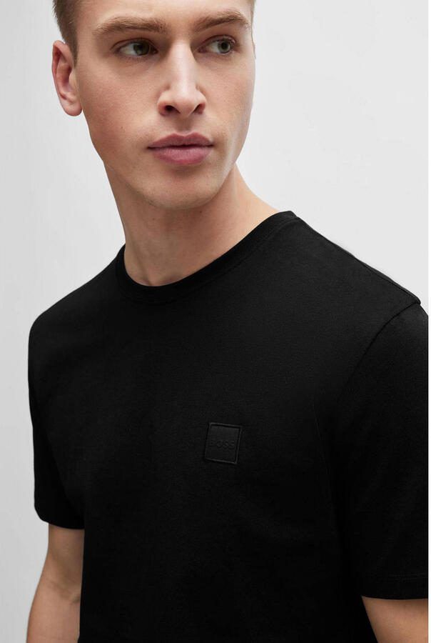 Boss Orange T-shirt Tales met boss-borduursel op de borst - Foto 6