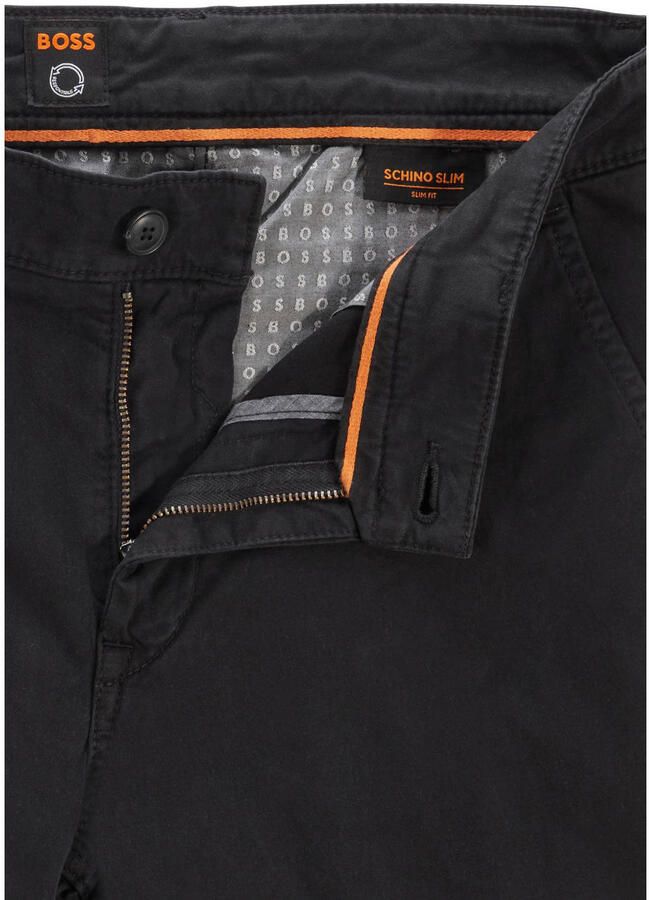 Boss Orange Slim fit chino met Franse steekzakken - Foto 5