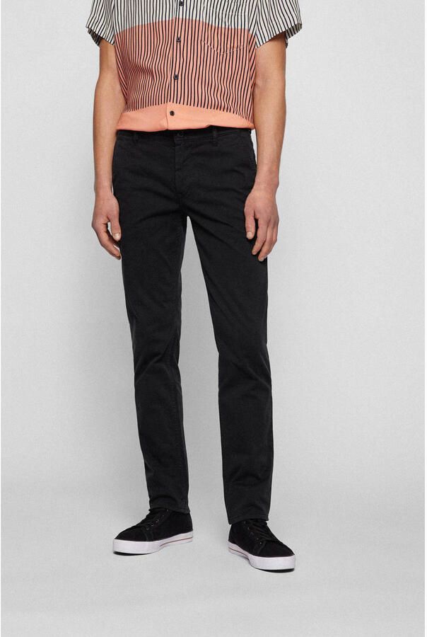 Boss Orange Slim fit chino met Franse steekzakken - Foto 5