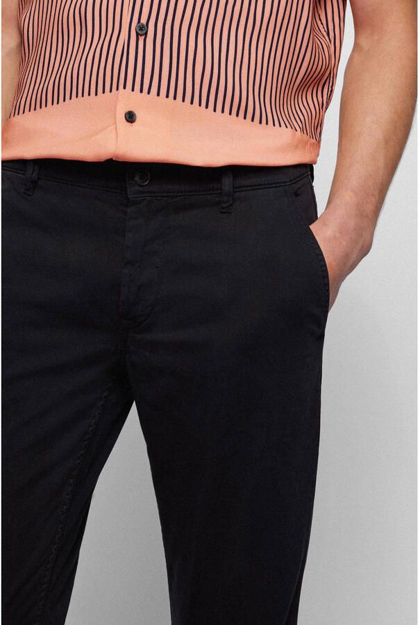 Boss Orange Slim fit chino met Franse steekzakken - Foto 6