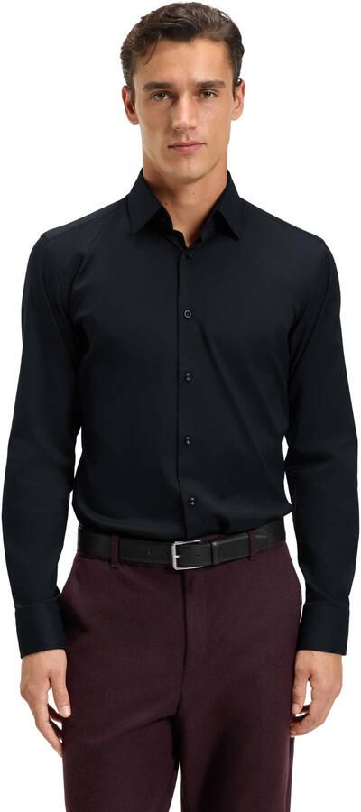 BOSS BLACK Heren Overhemden P-hank-kent-c1-222 Donkerblauw - Foto 7