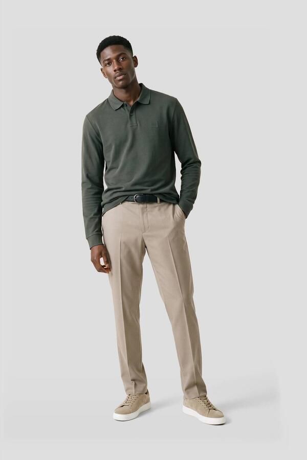 Boss Polo Shirt Lange Mouw Passerby Poloshirt met lange mouwen - Foto 2
