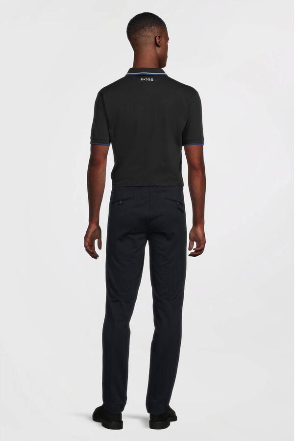 BOSS Green Regular fit poloshirt met labelstitching model 'Paddy' - Foto 3