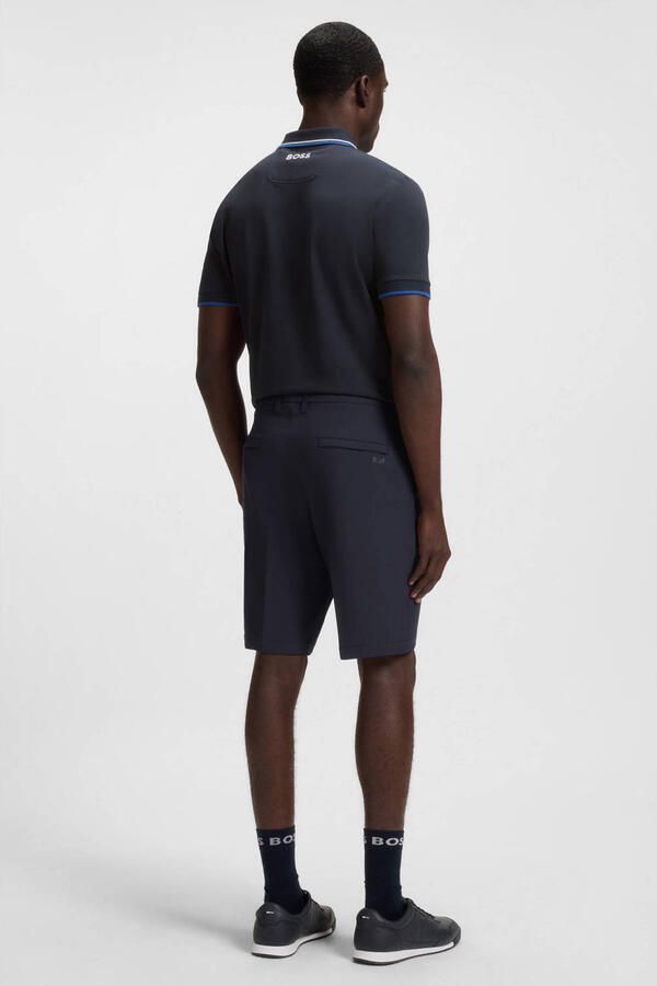 BOSS Green Regular fit poloshirt met labelstitching model 'Paddy' - Foto 7