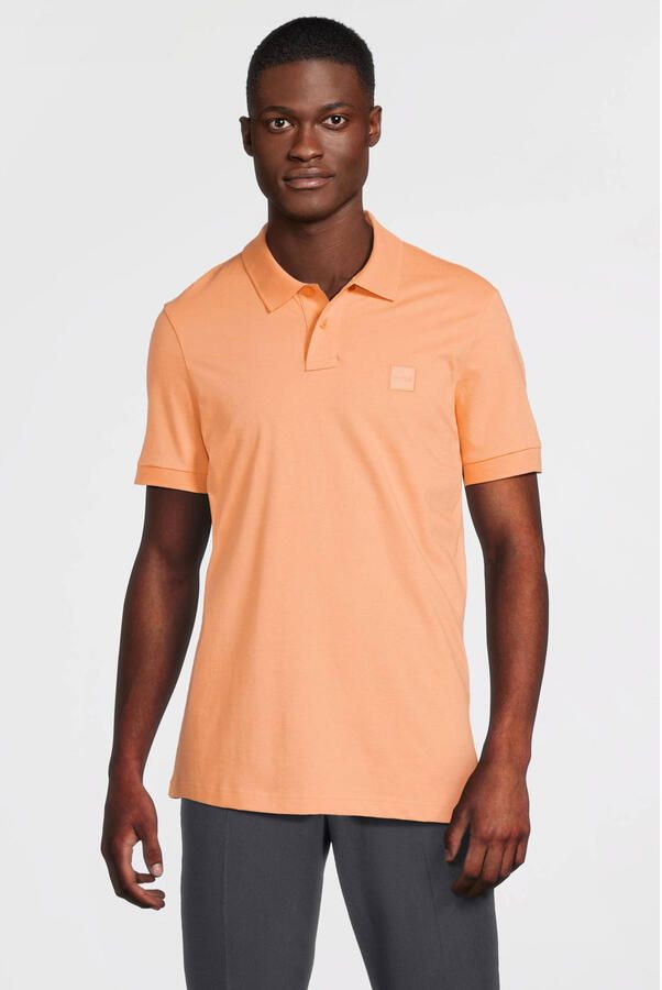 Hugo Boss Korte Mouw Polo Shirt Collectie Lente Zomer Orange Heren - Foto 4