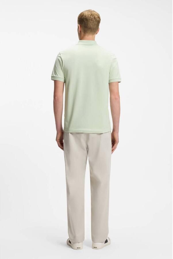 Boss Orange slim fit poloshirt van katoenmix model 'PASSENGER' - Foto 2