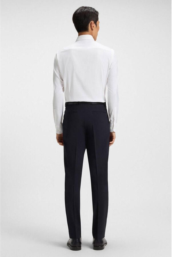 Boss Slim fit zakelijk overhemd van fijn twill met stretch - Foto 7