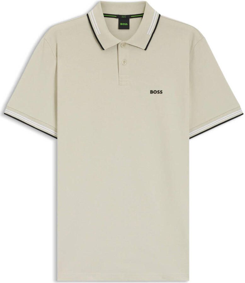 BOSS Green Slim fit poloshirt van puur katoen model 'PAUL'
