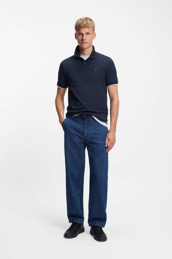BOSS ORANGE Heren Polo's & T-shirts Passenger Donkerblauw - Foto 6