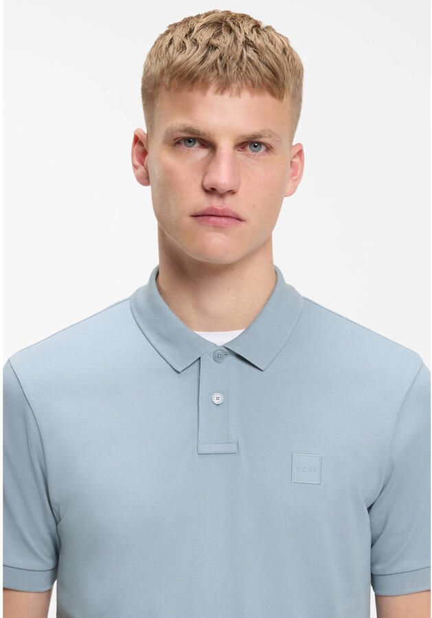 Boss Orange Regular fit Poloshirt van Katoenmix Model 'PASSENGER' - Foto 6