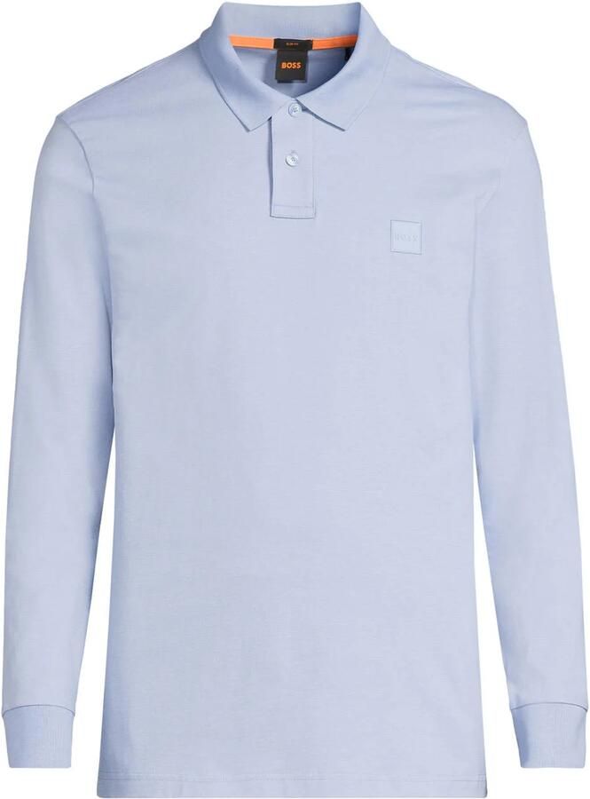 BOSS ORANGE Heren Polo's & T-shirts Passerby Blauw - Foto 5