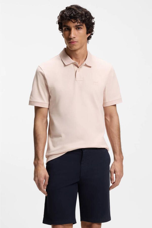 Boss Orange Regular fit Poloshirt van Katoenmix Model 'PASSENGER' - Foto 5