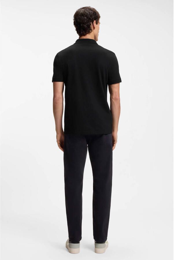 BOSS ORANGE Heren Polo's & T-shirts Passerzip Zwart - Foto 6