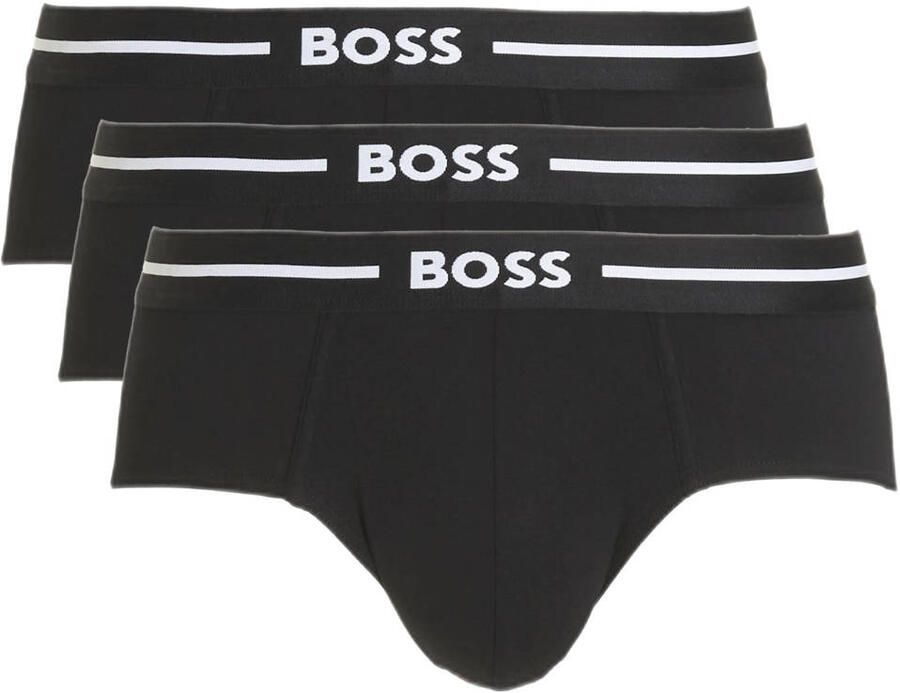 BOSS Hipster HipBr 3P Bold met black merklabel (Set van 3) - Foto 3