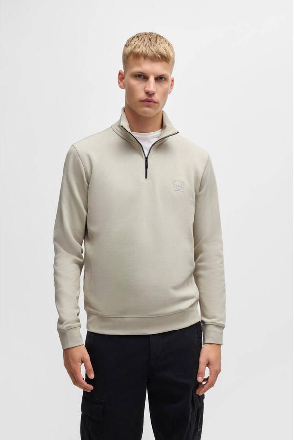 Boss Orange Sweatshirt Zetrust met een ritssluiting bij de kraag (1-delig) - Foto 6