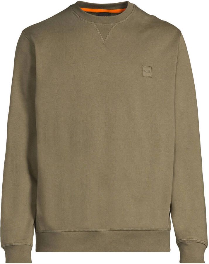 BOSS ORANGE Heren Truien & Vesten Westart 10234591 02 Olijf - Foto 5