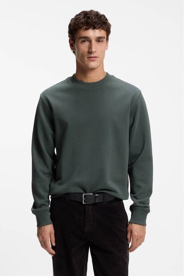 BOSS sweater donkergroen
