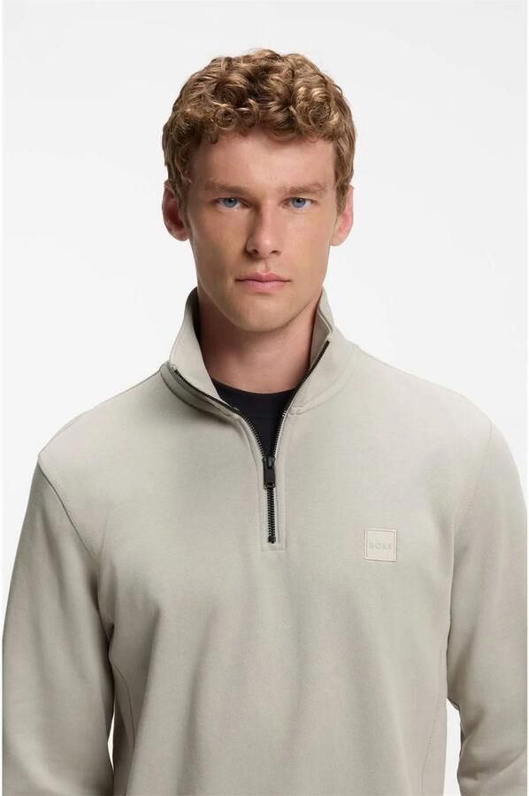 Boss Orange Sweatshirt Zetrust met een ritssluiting bij de kraag (1-delig) - Foto 3