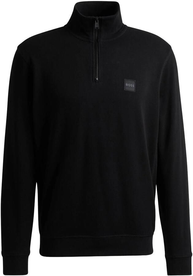Boss Orange Sweatshirt Zetrust met een ritssluiting bij de kraag (1-delig) - Foto 5
