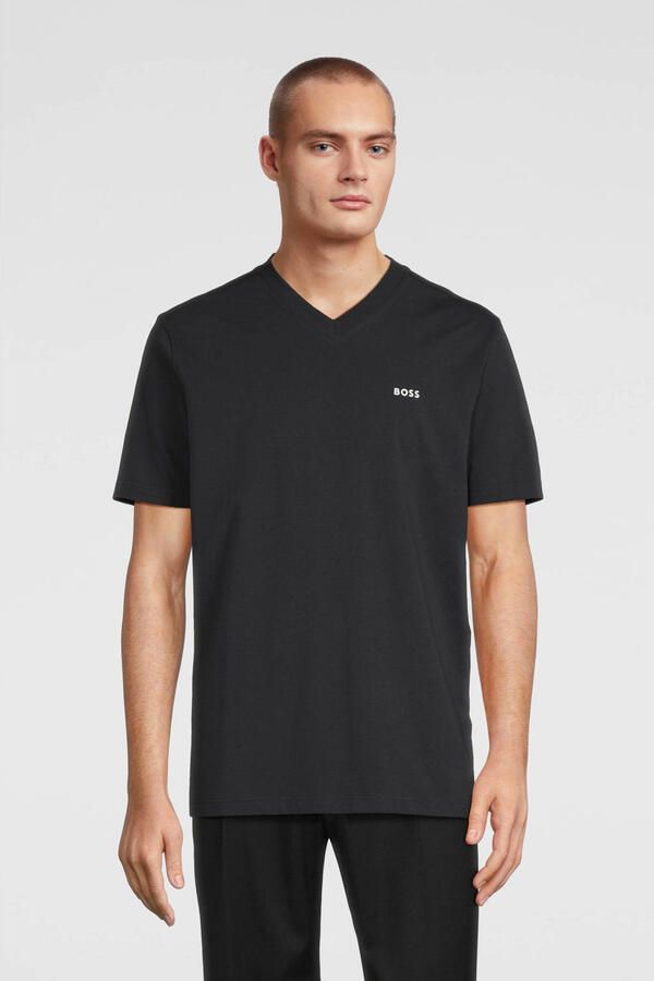 BOSS GREEN T-shirt Tee V met v-hals - Foto 4