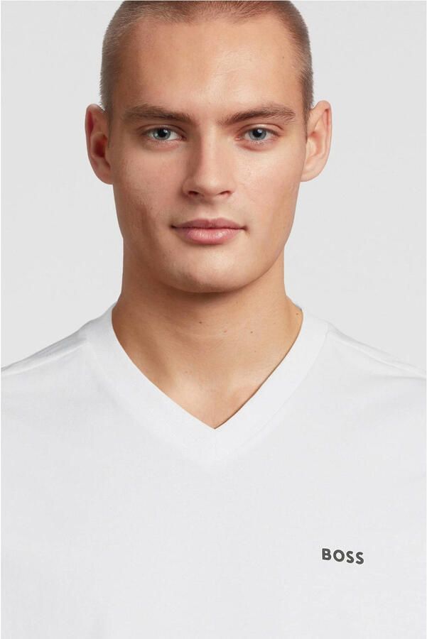 BOSS GREEN T-shirt Tee V met v-hals - Foto 4