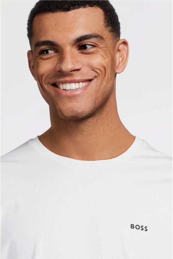 BOSS Green T-shirt met labelprint in een set van 2 stuks - Foto 2