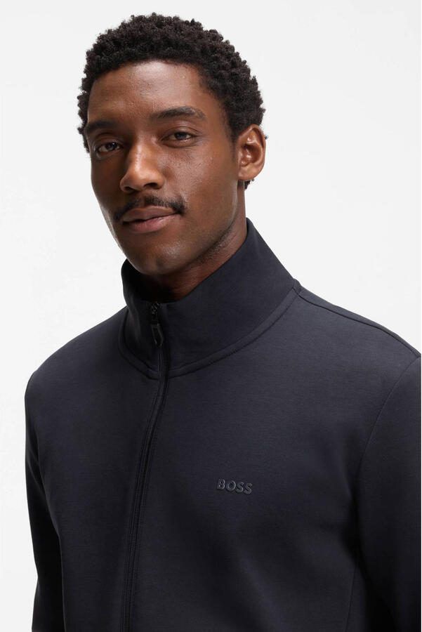 Hugo Boss Sportief Skaz Zwart Vest met Rits Black Heren - Foto 3