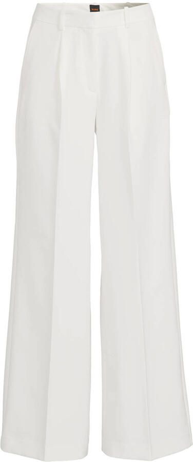 Boss Orange Regular fit broek met wijde pijpen - Foto 2