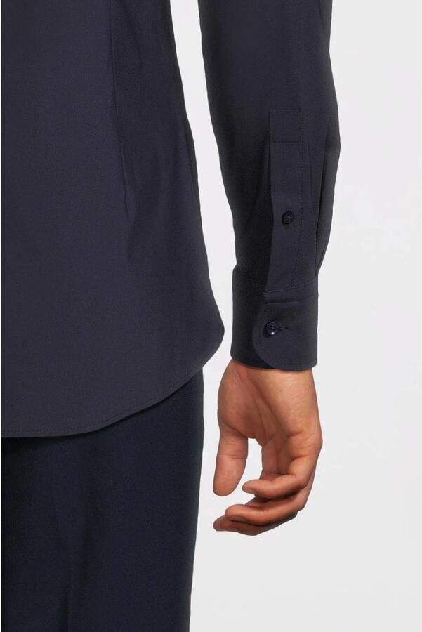 BOSS BLACK Heren Overhemden P-hank-kent-c1-222 Donkerblauw - Foto 7