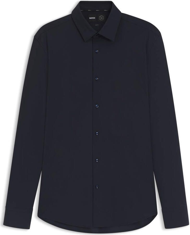 Hugo Boss Herenblouse van blauwe viscose Performance collectie Blue Heren - Foto 12