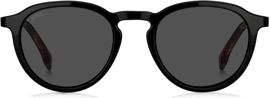 Boss Zwart Havana Grijze Zonnebril Black Unisex - Foto 3