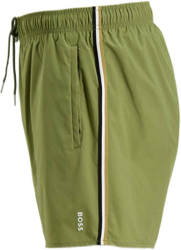 Boss Relaxed fit zwembroek met labelprint model 'Iconic' - Foto 5