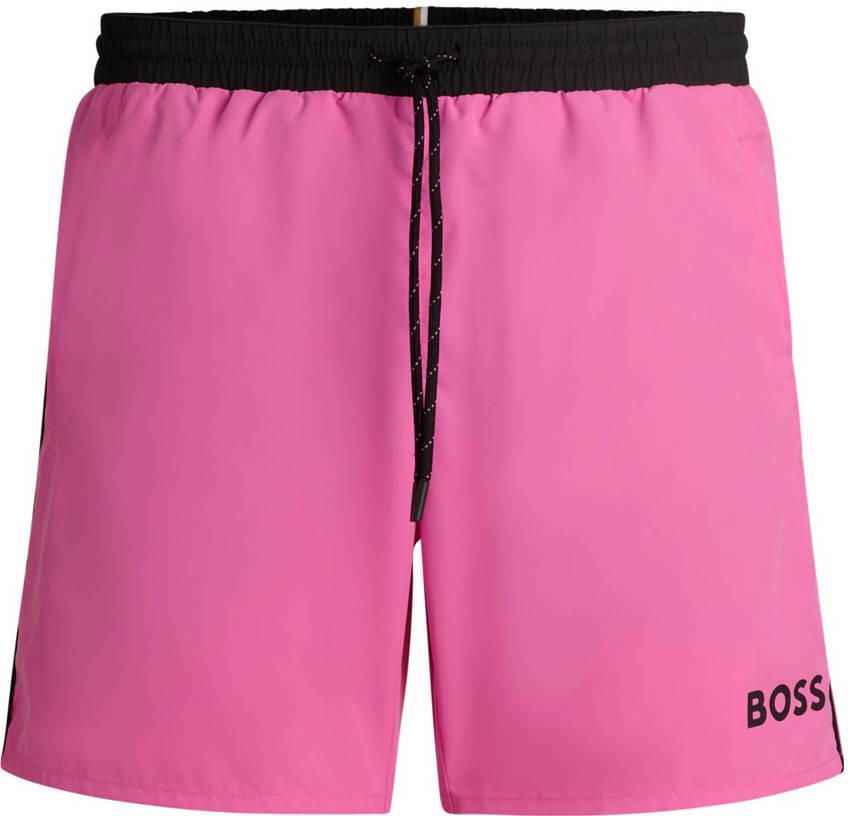 BOSS zwemshort Starfish roze