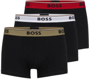 Boss Boxershort met logo in band in een set van 3 stuks