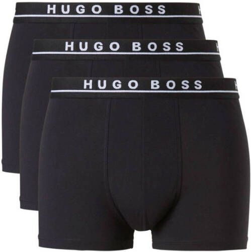 Hugo Boss Zwarte boxershorts 3-pack