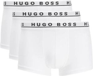 Hugo Boss Boxershorts Trunk 3-Pack Wit