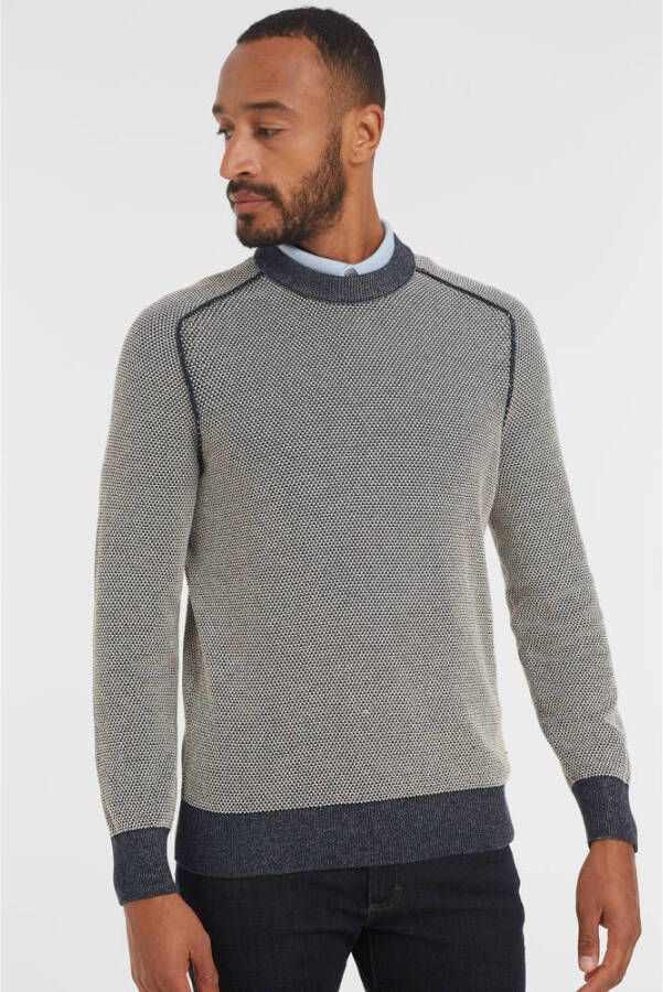 BOSS Casualwear Gebreide pullover met structuurmotief model 'AKOPAK'