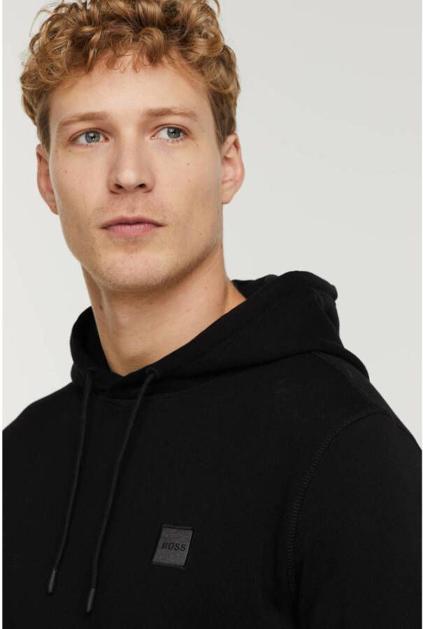 Hugo Boss Zwarte trui met capuchon Wetalk