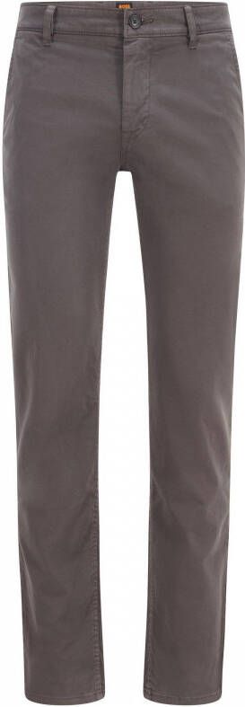 BOSS slim fit broek Schino charcoal