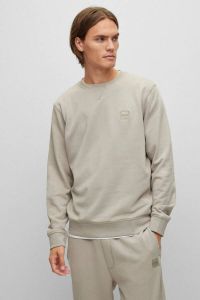BOSS Casualwear Sweatshirt met labelpatch model 'WESTART'