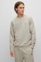 BOSS Casualwear Sweatshirt met labelpatch model 'WESTART' - Thumbnail 1