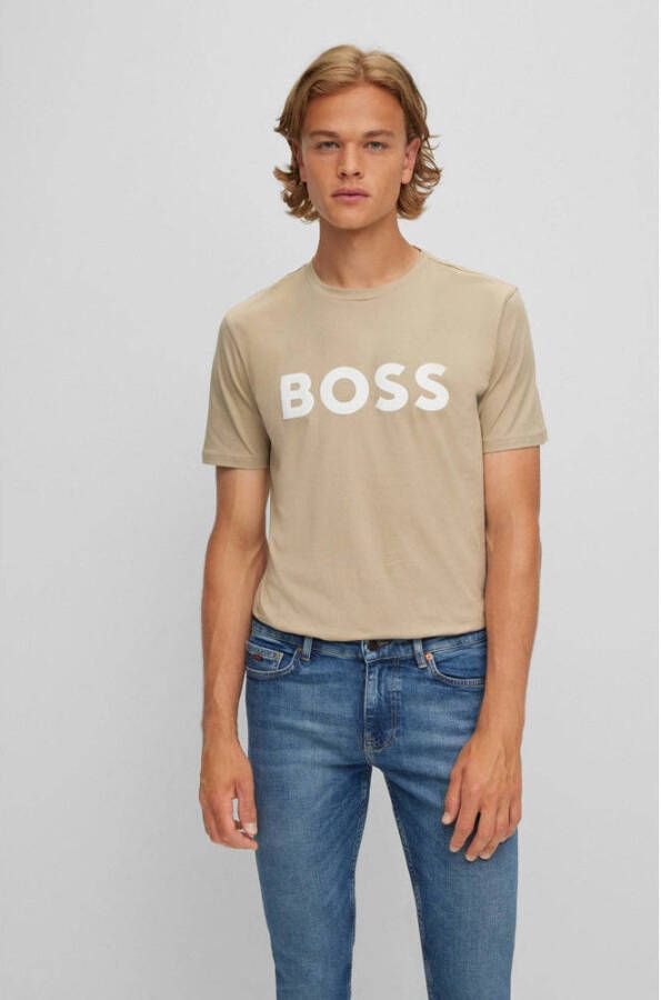 Hugo Boss Beige T-shirts en Polos Beige Heren