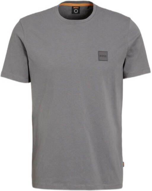 Hugo Boss Grijze T-shirt met korte mouwen Gray Heren