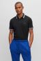 Boss Paddy Curved Logo Polo Heren - Thumbnail 1