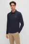 BOSS Casualwear Slim fit poloshirt met labelpatch model 'Passerby' - Thumbnail 2