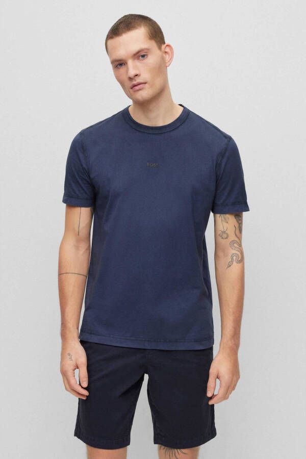 BOSS regular fit T-shirt dark blue