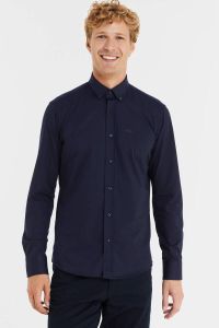 Hugo Boss Overhemd Uni Donkerblauw